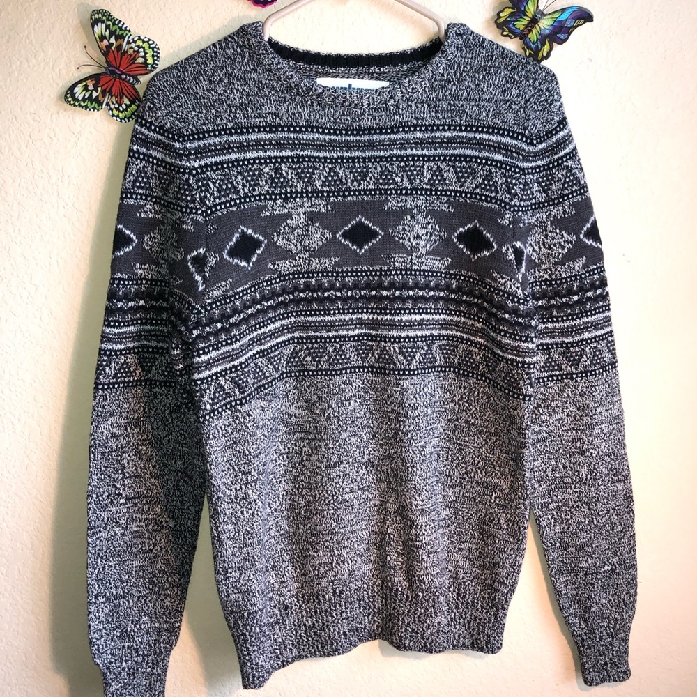 Urban Pipeline Sweater, Small, NWOT, black/gray, pet/smoke free home